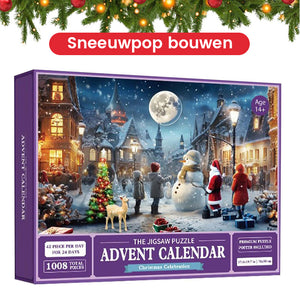 Kerstpuzzel blinde doos