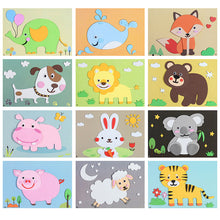 Afbeelding in Gallery-weergave laden, DIY handgemaakte dierenstickers voor kinderen
