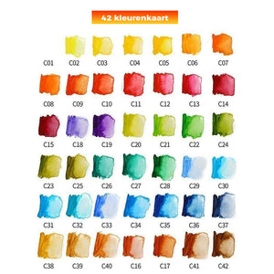 Solid Gouache Pigment Palette - laat je creativiteit spreken!