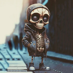 Coole skeletbeeldjes