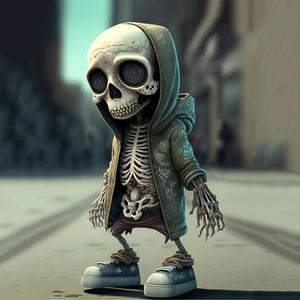 Coole skeletbeeldjes