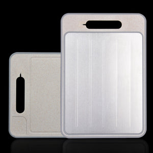 Double-sided rapid defrosting cutting board