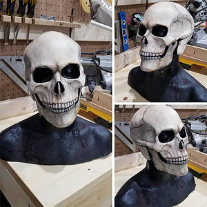 Vol Hoofd Schedelmasker/helm met Beweegbare Kaak