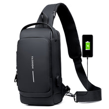 Afbeelding in Gallery-weergave laden, USB-opladen Sport Sling Anti-diefstal schoudertas
