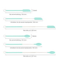 Afbeelding in Gallery-weergave laden, Mini siliconen telescopische spatel
