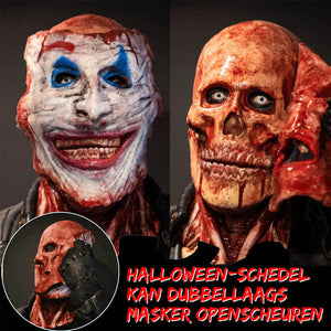 Halloween-schedel dubbellaags masker