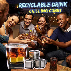 Recyclable Drink Chilling Cubes