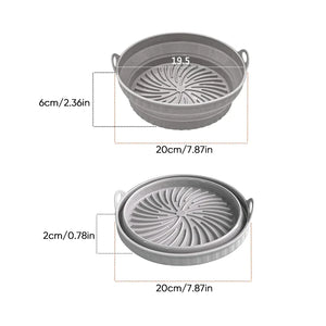 Inklapbare siliconen grillpan