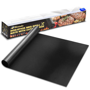 Non-stick BBQ-grill matten met snijbox