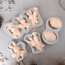 Afbeelding in Gallery-weergave laden, 3D Easter Cookie Mold Baking Tools
