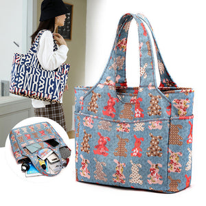 Handtas met modeprint