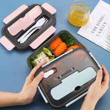 Afbeelding in Gallery-weergave laden, Plastic Bento Opbergvak Lunchbox
