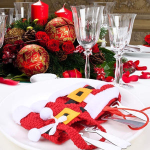 Kerstdecoratie voor servies