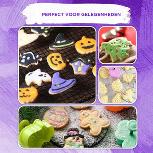 Koekjes stempel set (4 stuks)