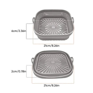 Inklapbare siliconen grillpan