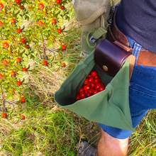 Afbeelding in Gallery-weergave laden, Leren en canvas bushcraft tas
