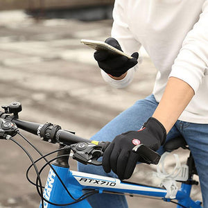 Winddichte thermische handschoenen met touchscreen