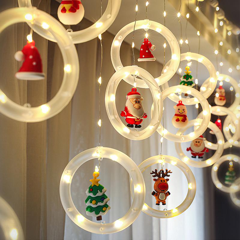 (🎅Early Xmas Sale🎅) Kerst LED Gordijn String Light