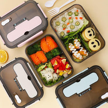 Afbeelding in Gallery-weergave laden, Plastic Bento Opbergvak Lunchbox
