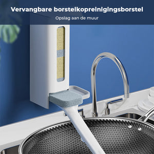 Multifunctionele keuken borstel