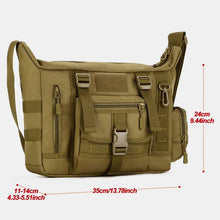 Afbeelding in Gallery-weergave laden, Waterdichte tactische militaire crossbodytas met meerdere zakken
