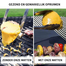 Afbeelding in Gallery-weergave laden, Bakmatten voor BBQ&#39;s met antiaanbaklaag
