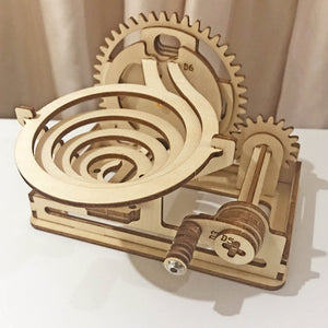 3D houten mechanisch raadsel 4 soorten van Marmer Modelassemblage