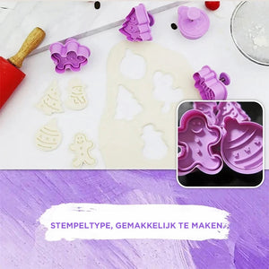 Koekjes stempel set (4 stuks)