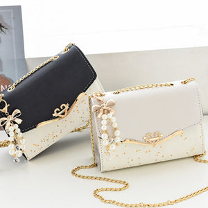 Crossbody schoudertas met lovertjes