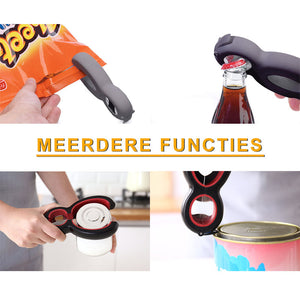 6 in1 Multifunctionele Flesopener