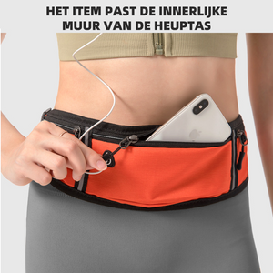 Heuptasje voor sportriem