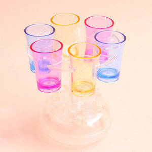 6 Shotglas dispenser en houder