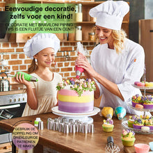 Afbeelding in Gallery-weergave laden, RVS tuitset (13 stuks) voor cupcakes en taartdecoratie actie
