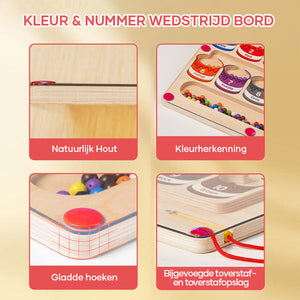 Magnetisch kleuren- en getallendoolhof