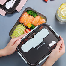 Afbeelding in Gallery-weergave laden, Plastic Bento Opbergvak Lunchbox
