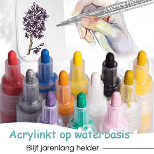 Acryl Markers DIY Borstels