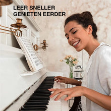 Afbeelding in Gallery-weergave laden, Verwijderbare bladmuzieklabels voor piano toetsenbord
