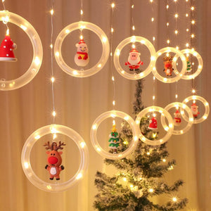 (🎅Early Xmas Sale🎅) Kerst LED Gordijn String Light