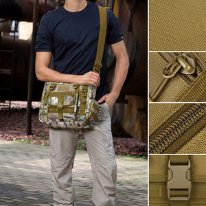 Waterdichte tactische militaire crossbodytas met meerdere zakken