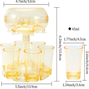 6 Shotglas dispenser en houder