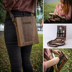 Schrijvers Messenger houten Box