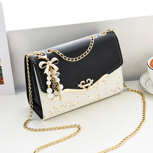 Crossbody schoudertas met lovertjes